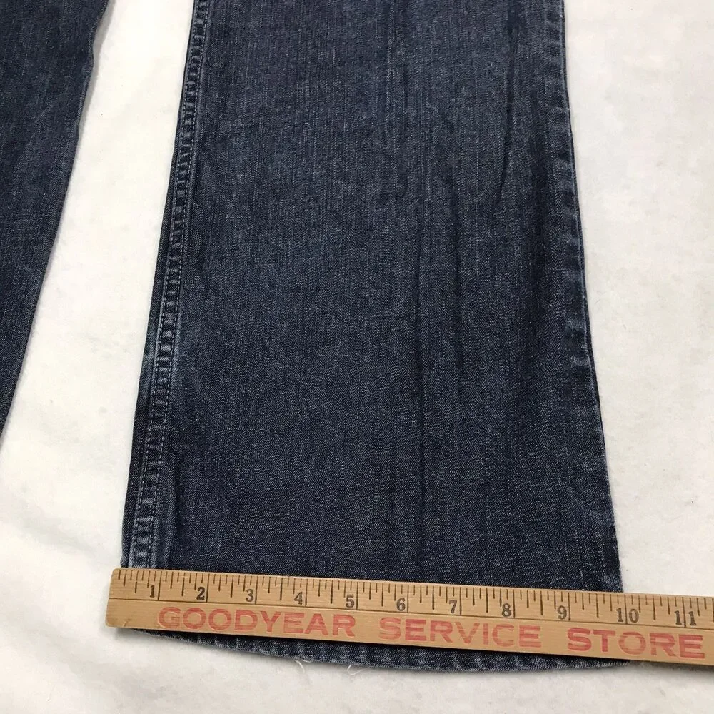 Y2K LEVIS SILVERTAB Boot Fit Jeans Men 36x30 Dark Distressed Made in Mexico '01